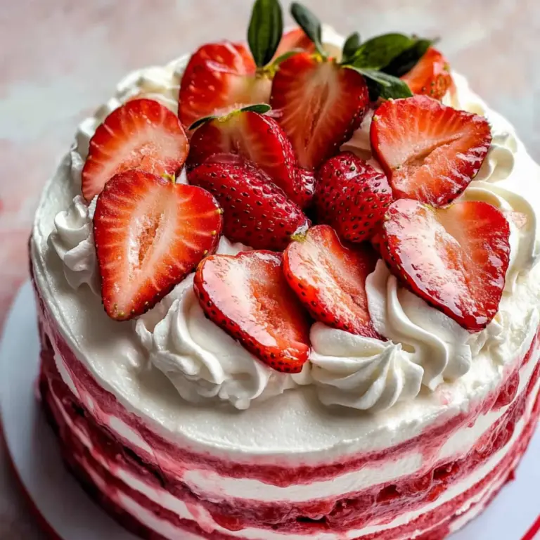 Strawberry Shortcake Cake