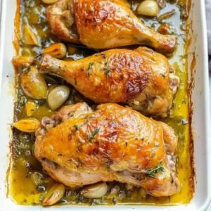 Oven-Roasted French Garlic Chicken