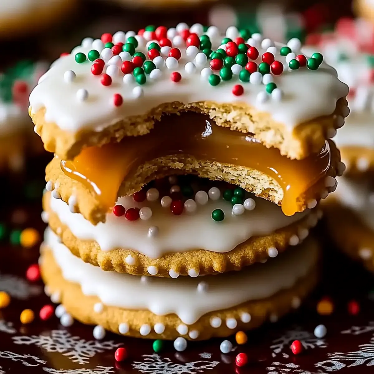 Caramel Ritz Cracker Christmas Cookies