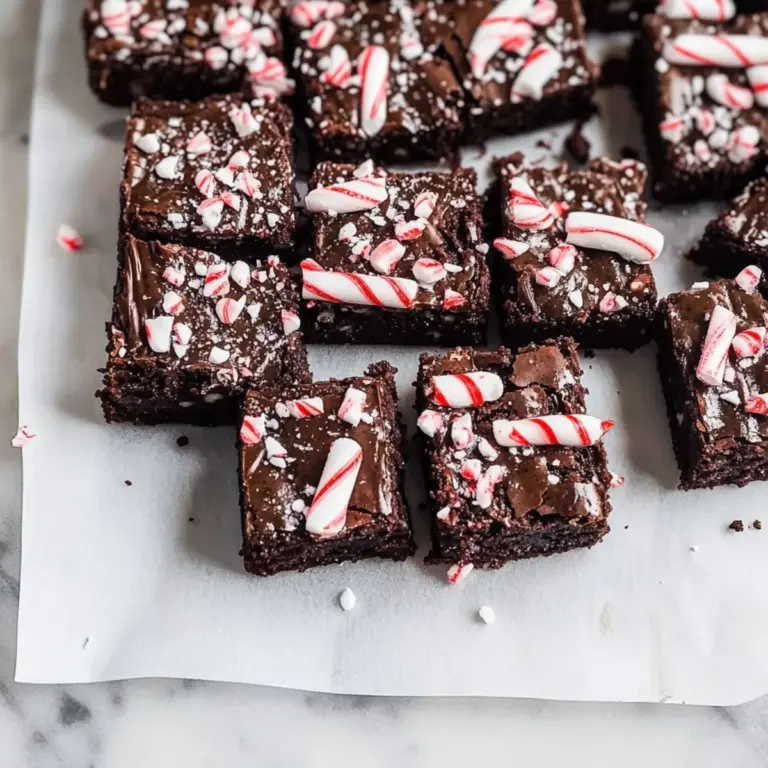 Gluten Free Peppermint Mocha Brownies