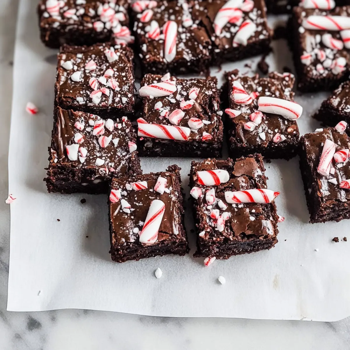 Gluten Free Peppermint Mocha Brownies