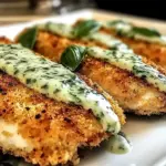 Crispy Parmesan Crusted Chicken with Basil Aioli