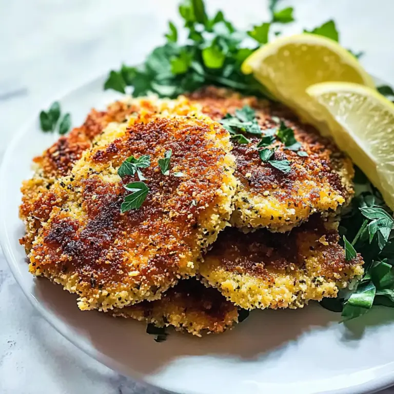 Italian Breaded Chicken Cutlets