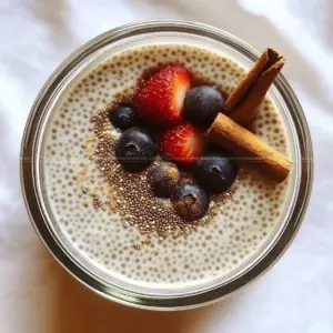 Vanilla Chia Pudding With Cinnamon