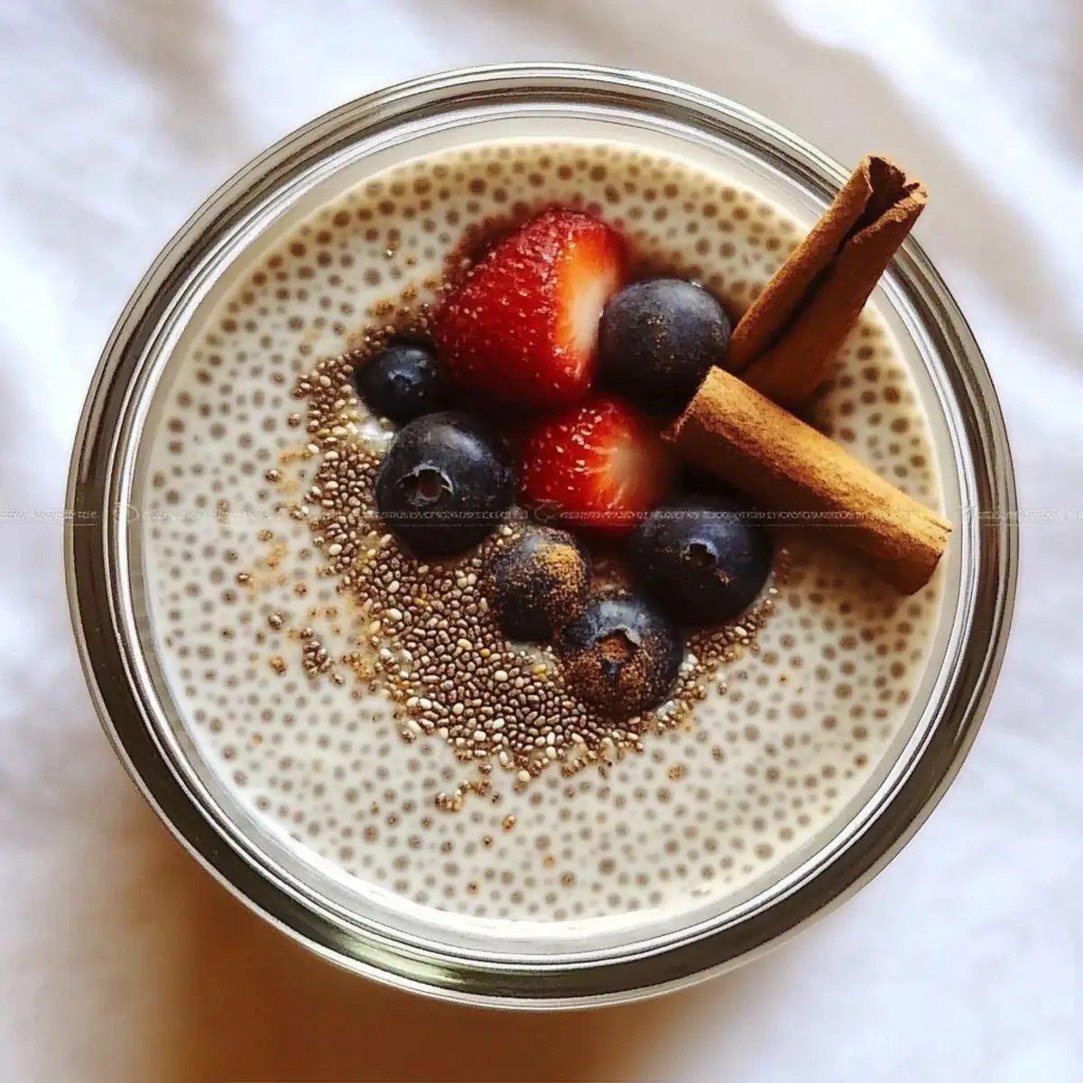 Vanilla Chia Pudding With Cinnamon