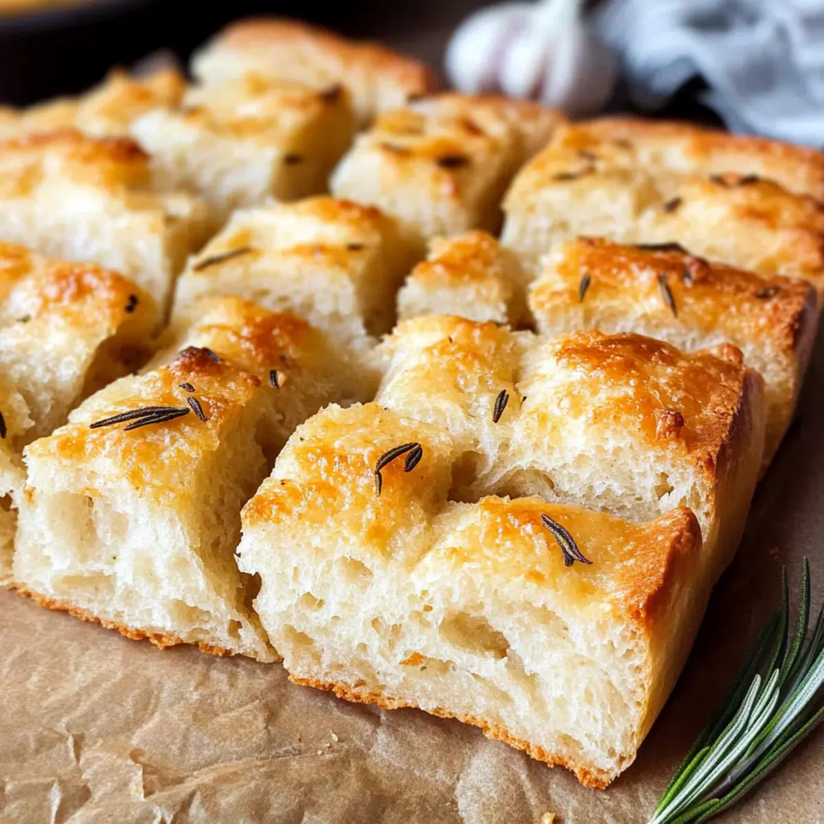Gluten Free No Knead Focaccia