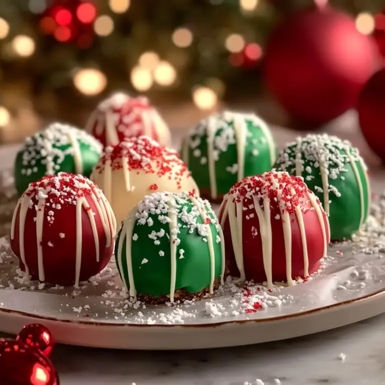 No-Bake Christmas Cheesecake Bites