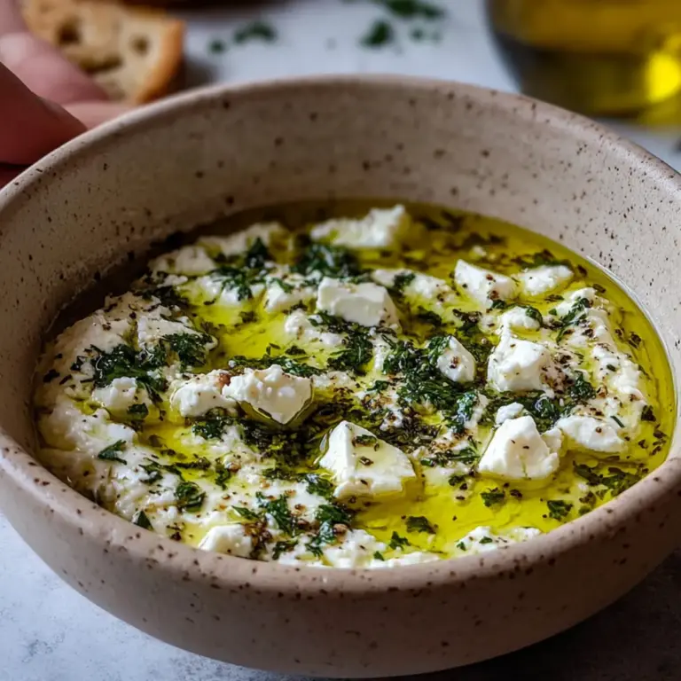 Herb and Feta Olive Oil Dip