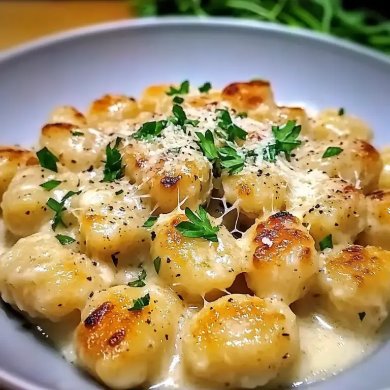 Gnocchi with Lemon-Parmesan Sauce