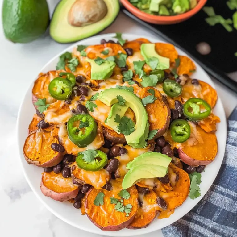 Loaded Sweet Potato Nachos
