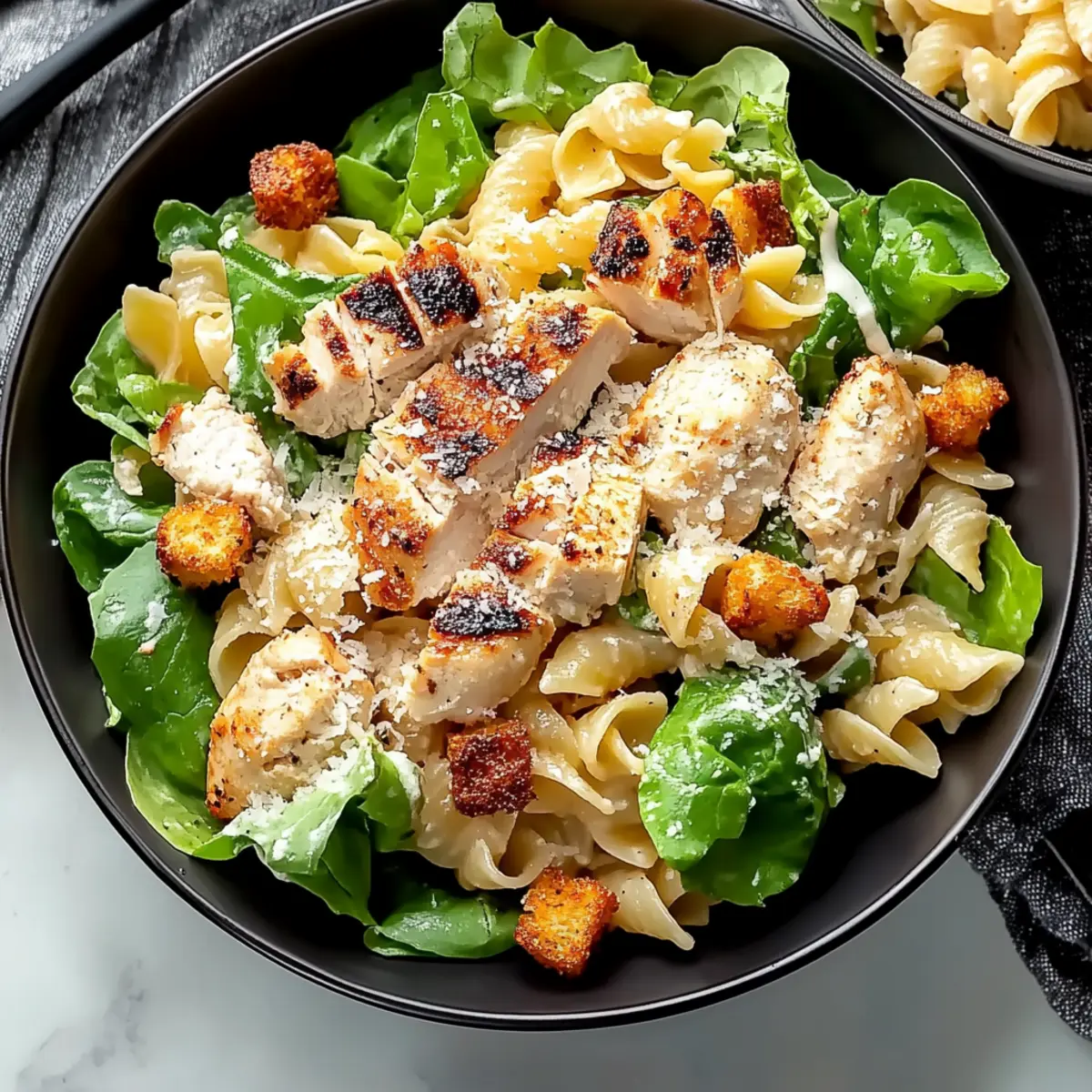 Chicken Caesar Pasta Salad