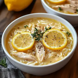 Greek Lemon Chicken Soup