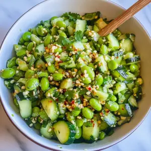 Cucumber Edamame Salad